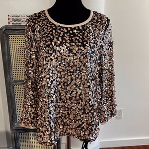 Diane Von Furstenberg Sequin Top